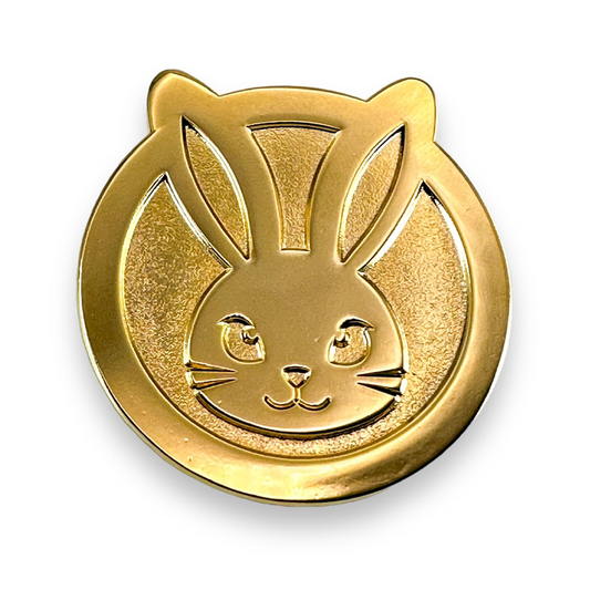 Onigiri Logo Pin (LE Gold)